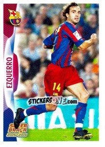Cromo Ezquerro (action) - FC Barcelona 2005-2006 - Panini