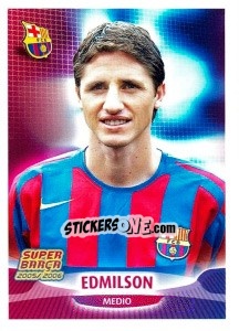 Figurina Edmilson (portrait) - FC Barcelona 2005-2006 - Panini