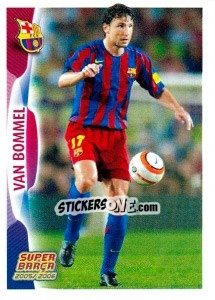 Cromo Van Bommel (action) - FC Barcelona 2005-2006 - Panini