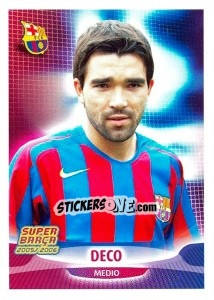 Figurina Deco (portrait) - FC Barcelona 2005-2006 - Panini