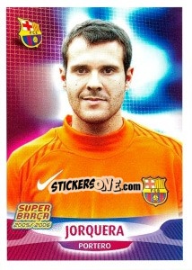 Cromo Jorquera (portrait) - FC Barcelona 2005-2006 - Panini