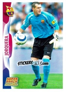 Sticker Jorquera (action) - FC Barcelona 2005-2006 n. 58 - Panini