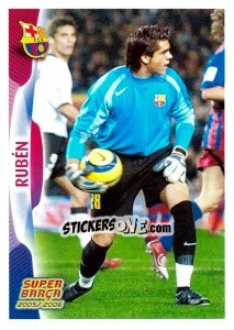 Cromo Ruben (action) - FC Barcelona 2005-2006 - Panini