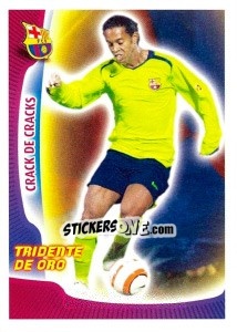 Sticker Ronaldinho (Crack de Cracks) - FC Barcelona 2005-2006 n. 63 - Panini