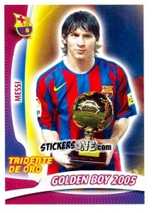 Sticker Messi (Golden Boy 2005) - FC Barcelona 2005-2006 n. 67 - Panini