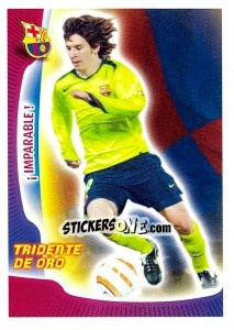 Sticker Messi (Imparable) - FC Barcelona 2005-2006 n. 68 - Panini