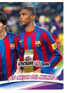 Cromo Lo Mejor del Mundo - FC Barcelona 2005-2006 - Panini