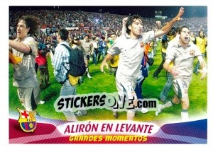 Cromo Aliron en Levante - FC Barcelona 2005-2006 - Panini