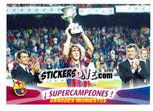 Sticker Supercampeones! (Puyol) - FC Barcelona 2005-2006 n. 79 - Panini