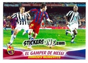 Sticker El Gamper de Messi - FC Barcelona 2005-2006 n. 80 - Panini