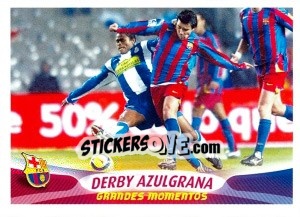 Cromo Derby Azulgrana - FC Barcelona 2005-2006 - Panini