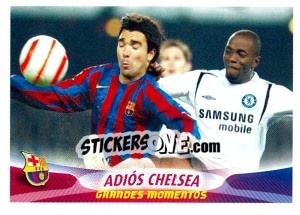 Sticker Adios Chelsea - FC Barcelona 2005-2006 n. 90 - Panini