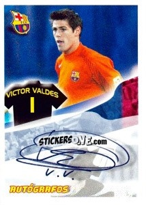 Sticker Victor Valdes - FC Barcelona 2005-2006 n. 92 - Panini