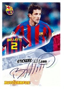 Sticker Belletti - FC Barcelona 2005-2006 n. 93 - Panini
