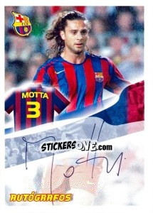 Cromo Thiago Motta - FC Barcelona 2005-2006 - Panini