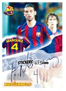 Sticker Marquez - FC Barcelona 2005-2006 n. 95 - Panini