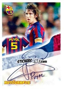 Sticker Puyol - FC Barcelona 2005-2006 n. 96 - Panini