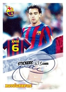 Sticker Xavi - FC Barcelona 2005-2006 - Panini