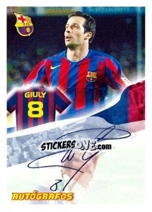 Sticker Giuly - FC Barcelona 2005-2006 n. 99 - Panini