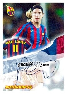 Sticker Maxi Lopez - FC Barcelona 2005-2006 n. 102 - Panini