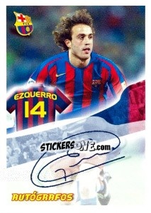 Sticker Ezquerro - FC Barcelona 2005-2006 n. 104 - Panini