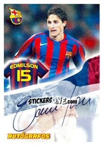 Sticker Edmilson - FC Barcelona 2005-2006 n. 105 - Panini