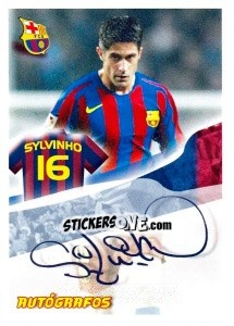 Sticker Sylvinho - FC Barcelona 2005-2006 n. 106 - Panini