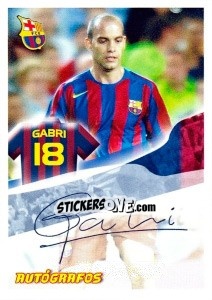 Sticker Gabri - FC Barcelona 2005-2006 - Panini