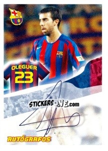 Cromo Oleguer - FC Barcelona 2005-2006 - Panini