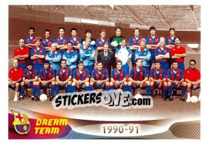 Sticker Equipa 1990-91 - FC Barcelona 2005-2006 - Panini