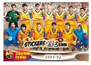 Sticker Equipa 1991-92