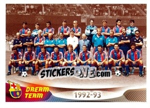 Sticker Equipa 1992-93