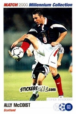 Sticker Ally McCoist - Millennium Collection 2000 n. 63 - MATCH