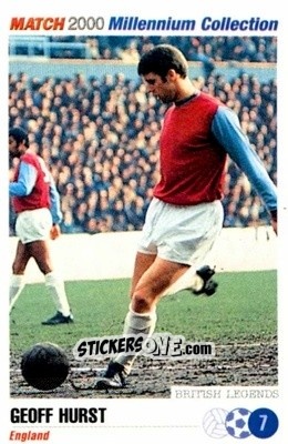 Sticker Geoff Hurst - Millennium Collection 2000 n. 7 - MATCH