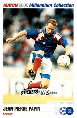 Sticker Jean-Pierre Papin - Millennium Collection 2000 n. 62 - MATCH