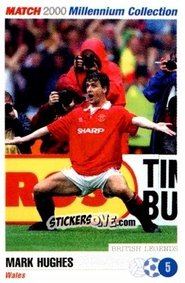 Sticker Mark Hughes - Millennium Collection 2000 n. 5 - MATCH