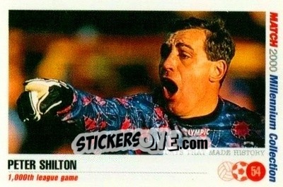 Sticker Peter Shilton - Millennium Collection 2000 n. 54 - MATCH