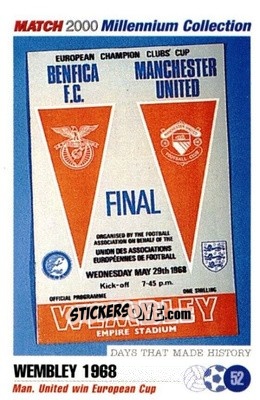 Sticker Team 1968 - Millennium Collection 2000 n. 52 - MATCH