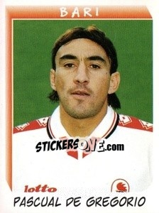 Sticker De Gregorio - Calciatori 1999-2000 n. M1 - Panini