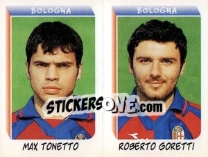 Sticker Tonetto / Goretti - Calciatori 1999-2000 n. M4 - Panini
