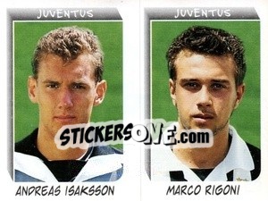 Sticker Rigoni / Isaksson - Calciatori 1999-2000 n. M14 - Panini