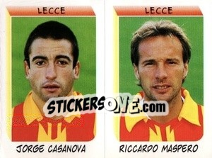 Sticker Casanova / Maspero - Calciatori 1999-2000 n. M21 - Panini