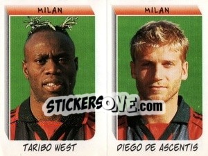 Sticker West / De Ascentis - Calciatori 1999-2000 n. M23 - Panini