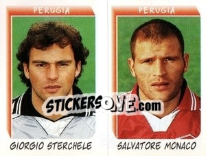 Sticker Sterchele / Monaco - Calciatori 1999-2000 n. M29 - Panini