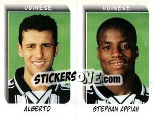 Sticker Alberto / Appiah - Calciatori 1999-2000 n. M43 - Panini