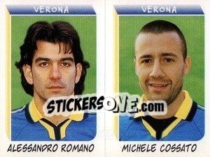 Sticker Romano / Cossato - Calciatori 1999-2000 n. M47 - Panini