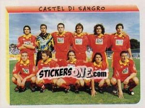 Cromo Squadra Castel di Sangro - Calciatori 1999-2000 - Panini