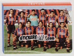 Cromo Squadra Crotone - Calciatori 1999-2000 - Panini