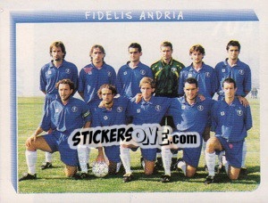 Figurina Squadra Fidelis Andria - Calciatori 1999-2000 - Panini