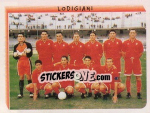 Figurina Squadra Lodigiani - Calciatori 1999-2000 - Panini